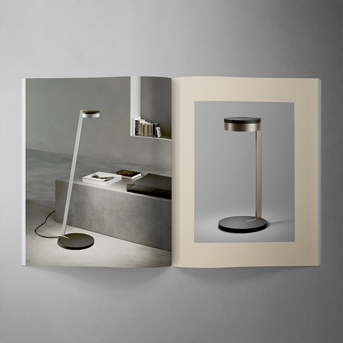Light Point Porsche katalog Mock-up | Rain Creative