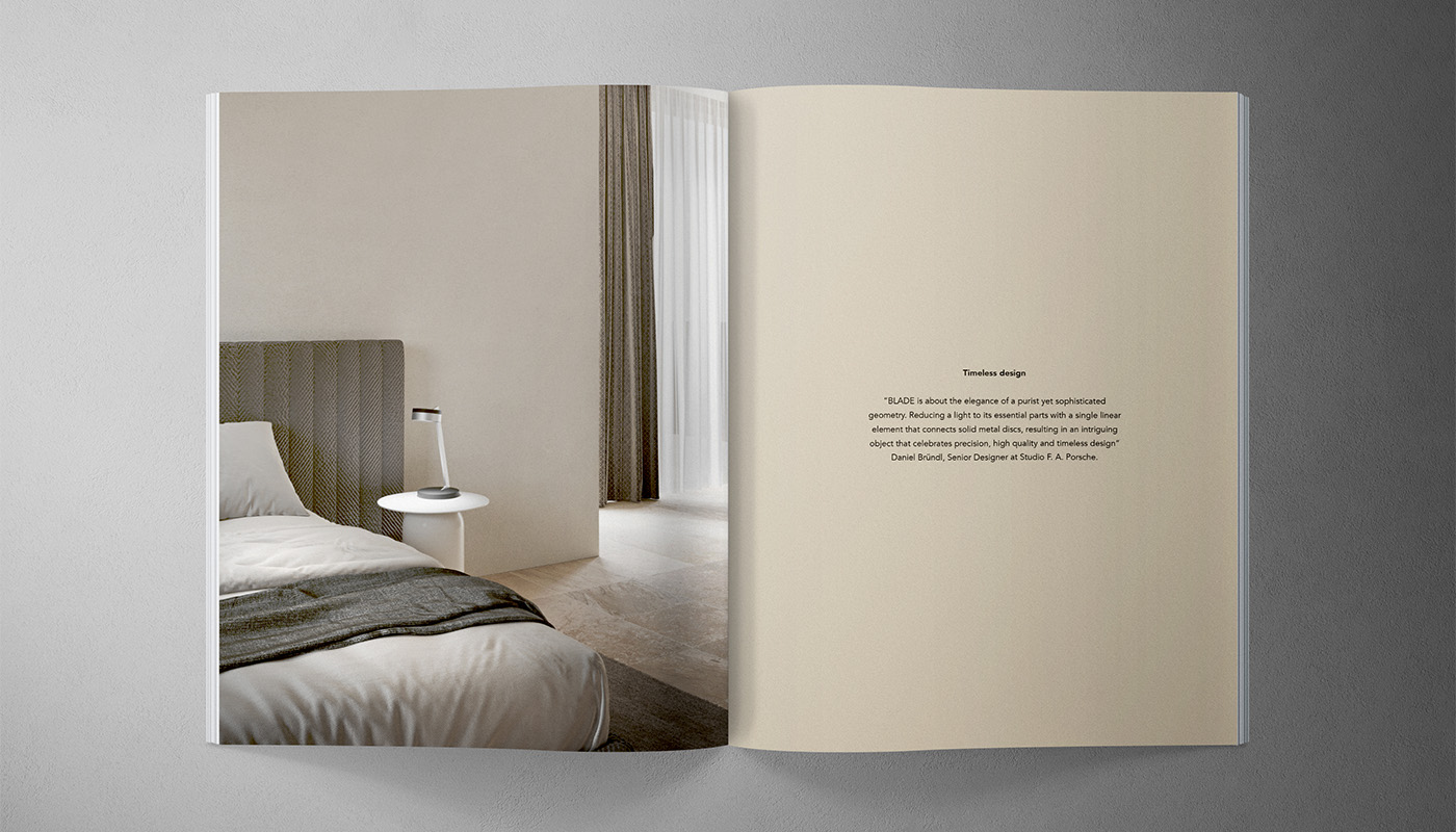Rain Creative katalog design for Light Point