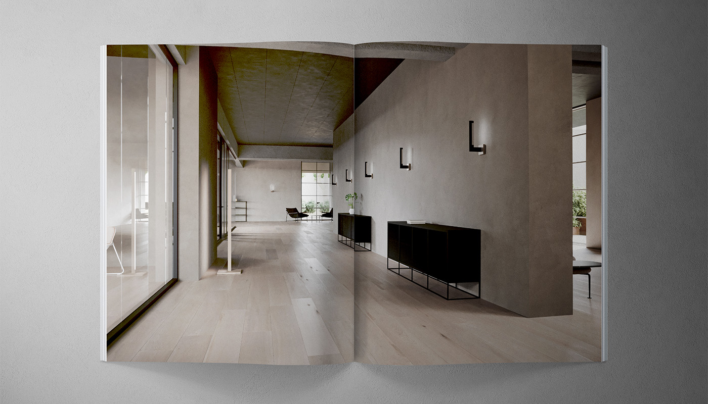 Rain Creative katalog design for Light Point
