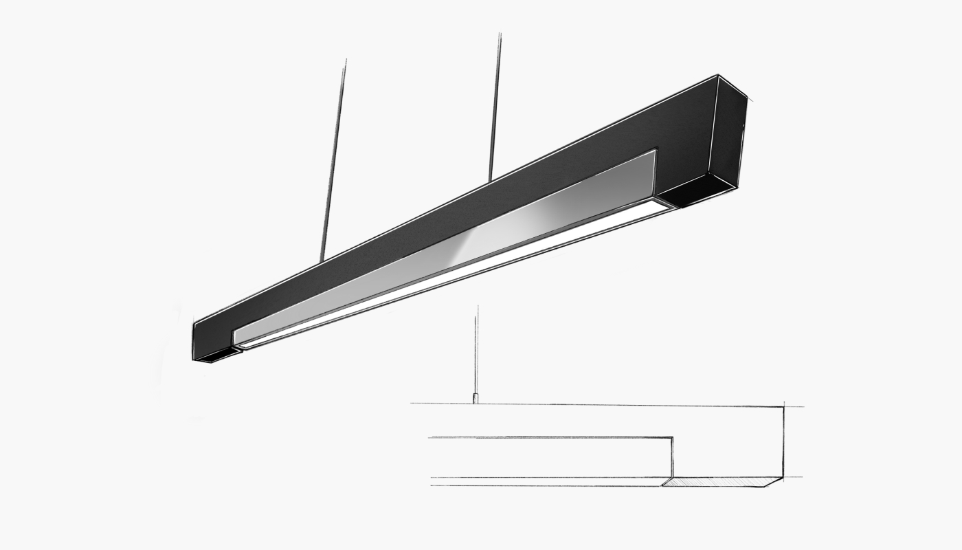Light Point sketch visuel identitet | Rain Creative