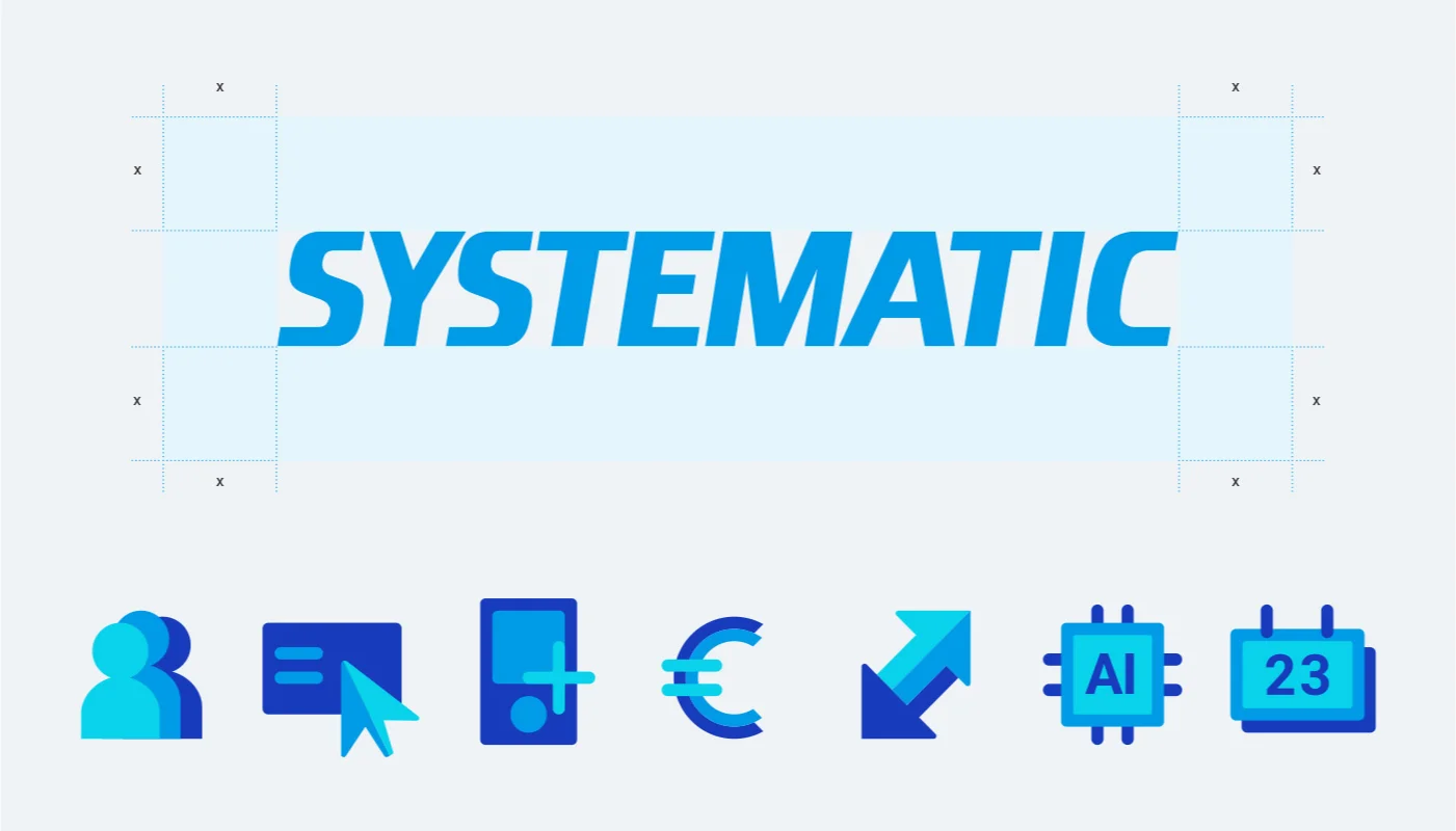 Systematic visuel identity and icons | Rain Creative